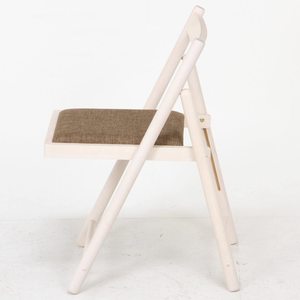 Chaise pliante en bois de mangue avec siège rembourré repose pied chaise de mariage pliante pour hôtels et restaurants facile à utiliser à assembler - Product Image 3