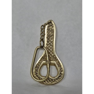 Décapsuleur porte-clés en alliage de cuivre en forme de cœur complexe, personnalisable avec logo OEM, en alliage de zinc, tire-bouchon pour ouvrir les bouchons - Product Image 5