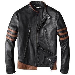 Hot Selling Customized Men's Winter Leather <b>Jackets</b> Best Plus Size Sheepskin Fur Bomber Overcoat with Embroidery <b>Smart</b> Wear - Product Image 5