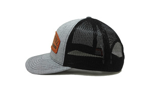 Casquette Trucker en Maille Confortable à 6 Panneaux avec Logo en Cuir Personnalisé, Style Urbain Décontracté pour l'Extérieur, Fabriquée en Usine au Vietnam - Product Image 4