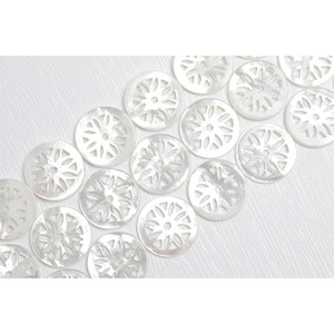 Fil de perles en forme de cercle filigrané - SG0029 - Product Image 4