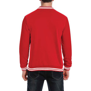 Vestes universitaires en laine pour hommes avec poignets à rayures et col vestes universitaires de style rétro disponibles en vrac - Product Image 2