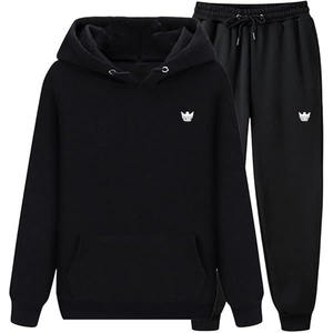 Top Quality 100% Cotton Men's Tracksuits <b>Hoodies</b> Sweatshirt Wholesale Denimes Streetwear Puff Printing Tearess Hoodie for Men - Product Image 2