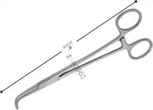 Fórceps hemostáticos de acero inoxidable, abrazadera pedicular para riñón, 18/20/13, 8/24 cm, pinzas arteriales, abrazaderas de bloqueo, herramienta de belleza, 1 Uds. - Product Image 6