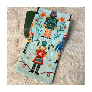 Diseño de borde Insectos bordados Respetuoso con el medio ambiente Biodegradable Mejor calidad Imagen digital Logotipo personalizado Toalla de cocina a bajo precio - Product Image 3