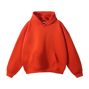 Sweat à capuche chaud personnalisé en polaire avec poche kangourou capuche réglable Logo personnalisé Sweat-shirt décontracté pour hommes Service OEM ODM - Product Image 3