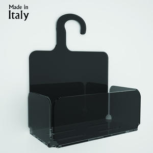 Estante colgante de acrílico transparente moderno, diseño SPRINT, accesorio para el hogar, solución de almacenamiento de ahorro de espacio hecha en Italia para durabilidad - Product Image 3