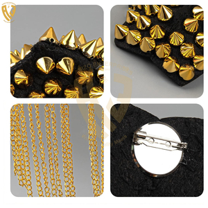 Service de conception OEM Uniformes Épaulettes en PVC personnalisées de haute qualité avec logo personnalisé - Product Image 5