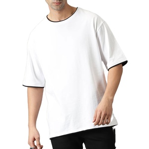 Camiseta de Hombre de Alta Calidad con Empaque y Logotipo Personalizados, Estilo Urbano, Colección de Verano, Camiseta de Hombre, Camisetas Extra Grandes - Product Image 3