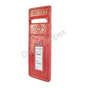 Royal Mail GR Post Box Front only Red