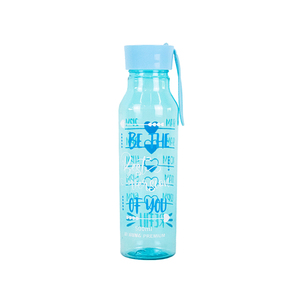 500ml BPA Free Reusable PET Plastic Water Bottle with Strap Cold Cup Drinkware for Back to School Outdoor Use - Product Image 4