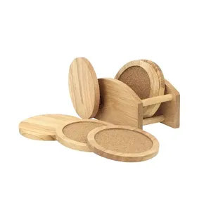 Juego de posavasos de madera de paquete familiar decorativo de alta calidad, Mantel Individual de té para desayuno y mesa de almohadilla con soporte - Product Image 3