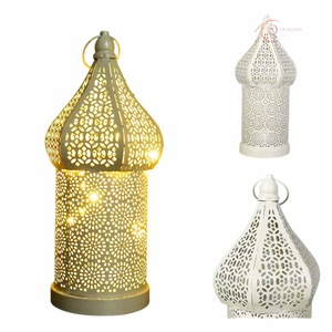 Portavelas Decorativo de Metal para Uso en Interiores y Exteriores |   Perfecto para iluminación festiva y diaria - Product Image 2