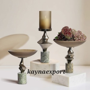 Frutero de Metal Pulido de Diseño Elegante y Moderno, Centro de Mesa Decorativo Ecológico para Servir Alimentos en Bodas y Fiestas, con Certificación CE - Product Image 2