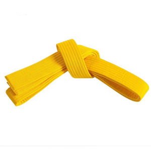 Cinturones de Karate lisos multicolores Logotipo personalizado profesional Cinturones uniformes de artes marciales a la venta - Product Image 3