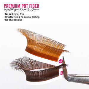 Cils Charmlash Brown B Curl, extensions de cils brunes, plateaux d'extensions de cils, extensions de cils volumineuses, brun clair et foncé - Product Image 2