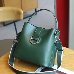 High Quality Travel Ladies Original Branded Bags Genuine Leather With Canvas Luxury Designer Women Handbag