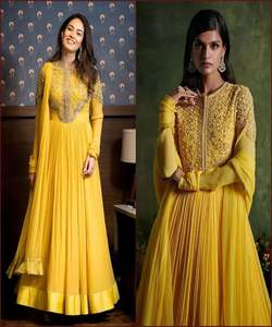 Vestido de trabajo de secuencia bordada inferior con Dupatta boda precio al por mayor ropa textil étnica Surat ApparelGarment choli - Product Image 4