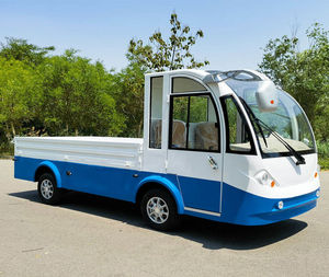 Buggy électrique 2 places à carrosserie ouverte, mini-fourgonnette de transport de marchandises avec hayon, chariot de nettoyage, quad >800W - Product Image 2