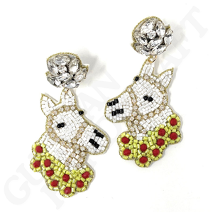 Pendientes Colgantes Doris con Cuentas y Flores Plateadas, Joyería Artesanal Inspirada en el Océano, Intrincado Trabajo de Cuentas, para Fiesta de Mujer - Product Image 4