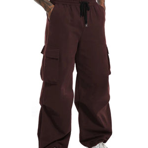 Pantalon cargo pour homme en gros, sur mesure, résistant, 2025, couleur unie, coton, pantalon cargo décontracté pour homme, en vente - Product Image 3