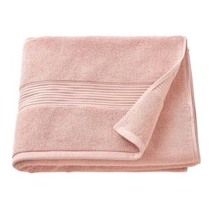 Serviette de bain écologique, couleur rose, 100% coton biologique, certificat GOTS, doux, absorbant, séchage rapide, taille personnalisée, prix de gros - Product Image 1