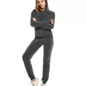 Nouveautés femme survêtement 2025 mode sweat à capuche et pantalon ensemble confortable femmes survêtement costumes avec deux pièces - Product Image 1
