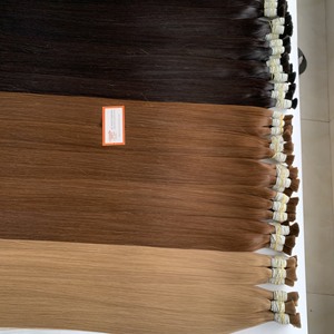 Extensions de cheveux vierges vietnamiennes 8-40 pouces longueur en vrac soie droite Remy cheveux faisceaux cuticule aligné naturel noir gratuit - Product Image 5