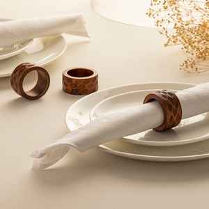 Wood Napkin Rings <b>for</b> <b>Weddings</b> Table Wholesale <b>Tissue</b> Holder Party Decoration Wooden Napkins Ring Factory Direct - Product Image 1