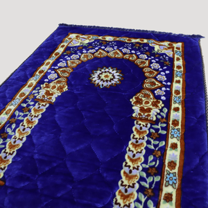 Tapis de prière islamique en velours pelucheux antidérapant léger durable confortable rembourrage doux de haute qualité - Product Image 3