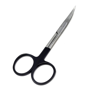 Venta al por mayor de Punta curvada quirúrgica profesional tijeras quirúrgicas 7 "tijeras de operación Iris tijeras enfermeras Primeros Auxilios - Product Image 3