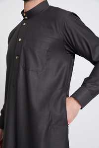 2025 vente en gros dernière conception longue Thobes musulman pour hommes Style décontracté différentes couleurs coton respirant saoudien Jubbah - Product Image 5