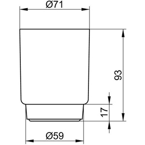 Keuco Acrylic Glass PLaN Loose KEUCO <b>Plastic</b> <b>Sheets</b> Boards & Panels - Product Image 3