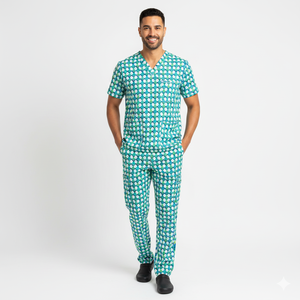Conjuntos de Uniformes Médicos para Hombre, Tela Médica Suave y Cómoda, Ligera, Ajuste Perfecto para Trabajadores de la Salud, Hospital y Clínica, Uso Diario - Product Image 1