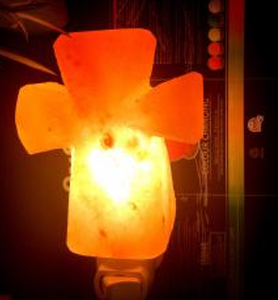 Lámparas de sal de roca de artesanía natural del Himalaya Toque de naturaleza para su hogar - Product Image 6