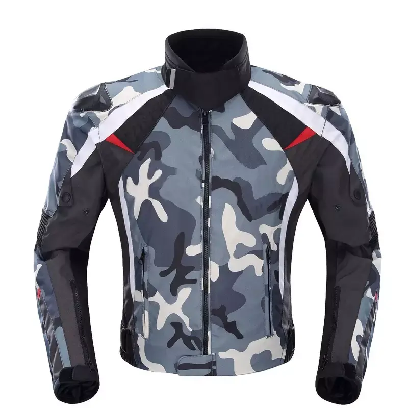 Индивидуальные летние мужские мотоциклетные куртки со съемной водонепроницаемой и дышащей мембраной с защитой
