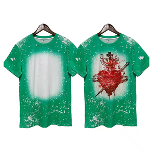 Wholesale Custom Eco-Friendly O-Neck Short Sleeve Cotton <b>Blend</b> Men's Sublimation T-Shirts / Regular Fit Custom Design - Product Image 2