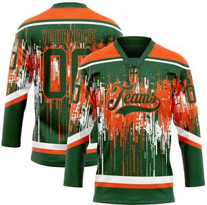 Maillot de hockey en polyester durable avec col en dentelle pour l'entraînement et les matchs - Product Image 1