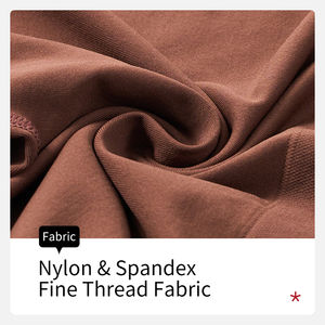 SK0712, Camiseta de cuello redondo sin costuras para mujer, camiseta de compresión de Fitness de manga corta para deportes, correr y Fitness - Product Image 5