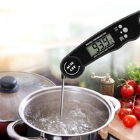 Termometer daging Digital, tersertifikasi grosir penjualan laris dapur makanan BBQ tahan air baca instan