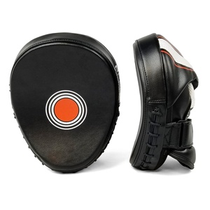 Mitones de boxeo objetivo de cuero de entrenamiento profesional de alta calidad último diseño almohadillas de enfoque curvas directo de fábrica de alta resistencia - Product Image 4