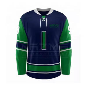 Maillot de hockey sur glace respirant taille plus le plus populaire adulte logo personnalisable vêtements confortables pour le baseball et le softball - Product Image 1