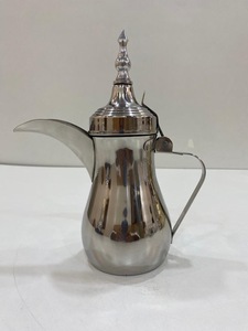 Cafetera de acero inoxidable de estilo Vintage de Oriente Medio, cafetera árabe clásica con función de calentamiento de leche turca, Vasos - Product Image 4