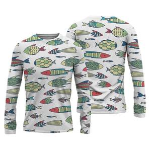 Camisetas de Pesca de Manga Larga con Impresión por Sublimación, en Venta, Material de Poliéster y Spandex - Product Image 2