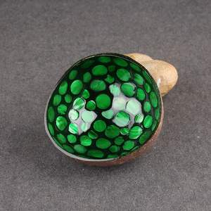 แม่ของมุกราคาถูกตกแต่งเพ้อฝันธรรมชาติทำด้วยมือเคลือบกะลามะพร้าวชามจากแบรนด์เวียดนาม - Product Image 6