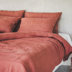 Juego de Ropa de Cama de Algodón 100% para Hotel, 250 Hilos, Funda Nórdica Blanca, Sábana Ajustable, Rayas de 3 cm - Product Image 2