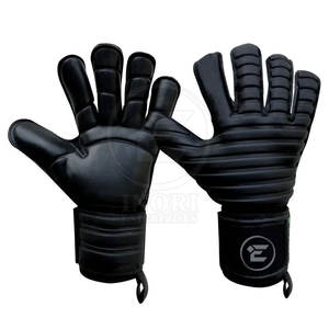 Vente directe d'usine, gants de gardien de but en cuir de haute qualité, best-seller, résistants, doigts complets, légers, personnalisables - Product Image 1