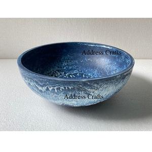 Resin Homeware and Tableware <b>White</b> Swirl Resin Salad <b>Bowl</b> at Competitive Price Dinnerware <b>Bowl</b> Party Events Tableware Fruit <b>Bowl</b> - Product Image 1