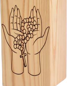 Rosewood <b>Urn</b> for Human Ashes - Tree of Heart Wooden Box - Personalized Cremation <b>Urn</b> for Ashes Handcrafted <b>Large</b> Wooden - Product Image 3