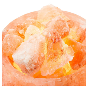 โคมไฟคริสตัลรูปหินสีชมพูพร้อมลูกบอลนวดแกะสลักโคมไฟเกลือหินหิมาลัยประดับบ้านเพื่อสุขภาพ - Product Image 5